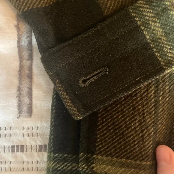 Pendleton Green and Brown Plaid Shirt Jacket - Picture 4 of 15